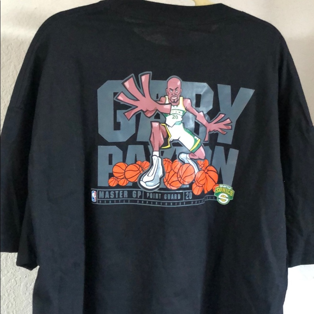 Gary Payton Seattle Sonics shirt